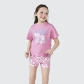 Conjunto Camiseta e Shorts Flower Power Girls Hering - Feminino