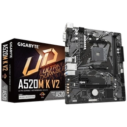 Placa Mãe AM4 Gigabyte A520m-k V2