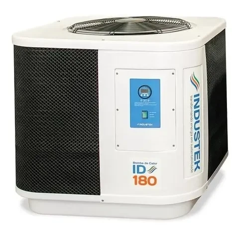 Aquecedor de Piscina Trocador/Bomba de Calor - ID180 Wi-Fi TRIF 380V - Industek