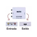 Conversor de Audio/Video Evus C-084 3 RCA x HDMI