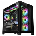 Gabinete Gamer K-mex P2R4 Space Preto - CGP2R4RH001CB0X