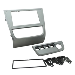 Moldura Fiamon 2 Din Vw Gol G6/voyage Prata