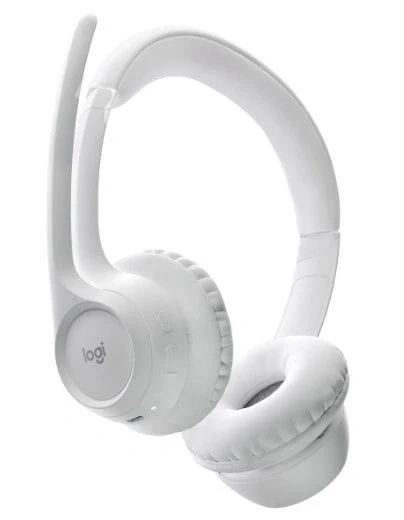 Headset Logitech Zone 300 Branco Sem Fio - 981-001416