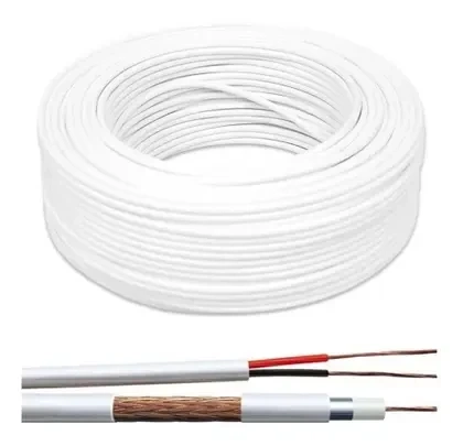 CABO COAXIAL RF 4MM DUPLA BLINDAGEM BIPOLAR CONDUTTI