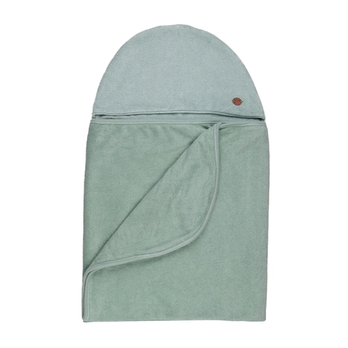 Maxi Toalha de Banho com Capuz Verde