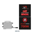 Gerador Edeltec Solar Micro Deye 23,10 Kwp Mon. 220v S/estrutura (20,25k/700w Bifacial)