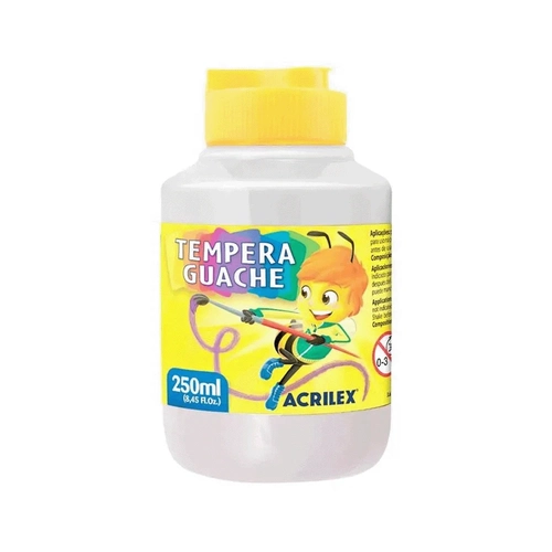 Tinta Guache 519 Branco 250ml Acrilex