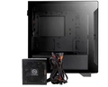 Gabinete Gamer ThermalTake S100TG, Mini Tower, Lateral deVidro , MATX, c/ Fonte 600W, 1x Fan, CA-3Q9-60S1WZ-00