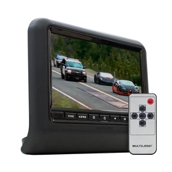 Monitor Automotivo Multilaser 9polegadas Para Encosto De Cabeça Preto (com Encaixe) Au704