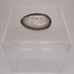 Caixa Seringas da Semana Ágata Natural - Logo inicial ou desenho