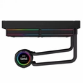 Water Cooler 240mm Pcyes Vision Black Vulcan - Tela LCD 2,1 - Vs240bv