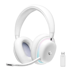 Headset Gamer Logitech G735, LIGHTSPEED, RGB, Drivers 40mm, Bluetooth, USB, PC e Mac, Branco, Sem Fio - 981-001082