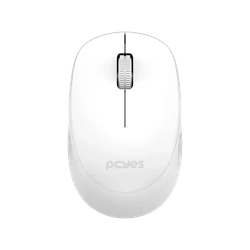 MOUSE SEM FIO MOVER WHITE 1600DPI - WIRELESS 2.4GHZ - SILENT CLICK - PMMWSCW - PCYES