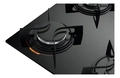 Cooktop 4 Bocas Atlas Preto Com Mesa De Vidro U Top Bivolt 110V/220V