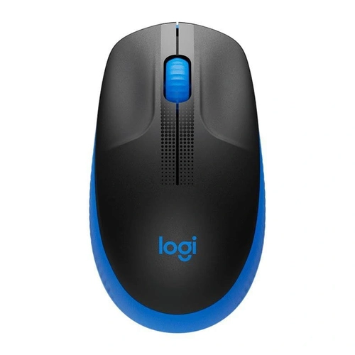 Mouse Sem fio Logitech M190 Preto/Azul