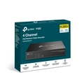 Gravador de Video Tp-link Digital Poe+ Para Segurança Eletronica 4 Canais - Nvr1004h-4p