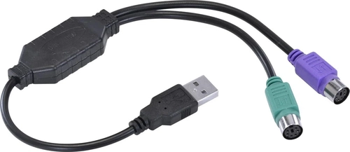 Cabo Adaptador PS2 Fêmea x USB Macho Vinik 30cm - Usbps-2
