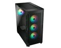 Gabinete Gamer Cougar DUOFACE PRO RGB, Vidro Temperado, E-ATX, 4x Fans ARGB, Preto, 385AD10.0001