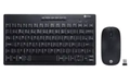 Mini Teclado e Mouse Sem Fio Dynamic Flat Dc110 1200dpi  Usb -  Cor Preto
