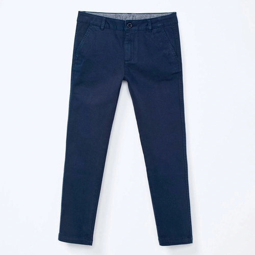 Calça Chino em Sarja Marinho Hering - Masculina