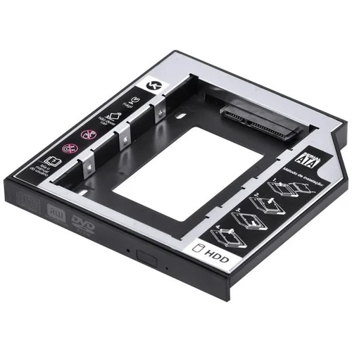 Adaptador Caddy para HD ou SSD 12,7mm