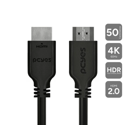 Cabo Hdmi 2.0 Pcyes 4k/60hz - 50 Cm - Phm20-05