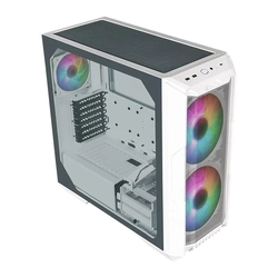 Gabinete Cooler Master Lateral Vidro Temperado Haf500 Branco - H500-wgnn-s00