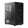 Gabinete Gamer Aerocool Hive Preto Rgb Lateral Vidro