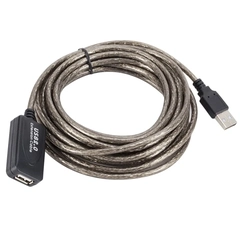 Cabo Extensor USB Macho x Fêmea 10M Com Amplificador