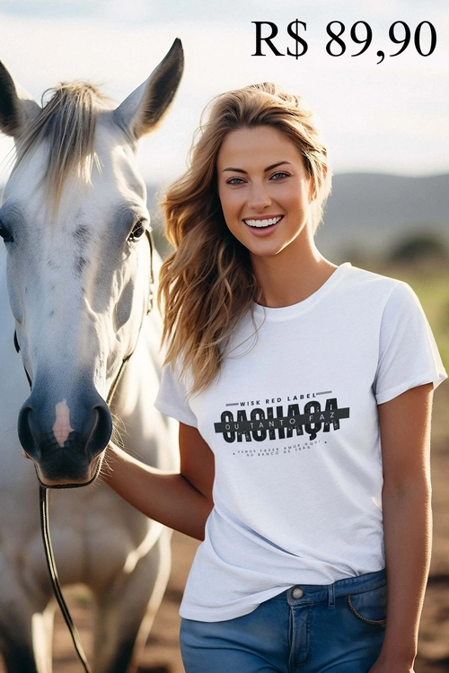 T-Shirt Baby Look Cachaça Cachaça