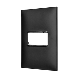 Placa Espelho Tomada Legrand Pial Plus+ 1 Posto 4x2 Preto  618501pt