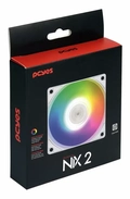 Cooler Gabinete Pcyes Nix 2 120mm ARGB Branco - Fgbrnix2