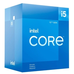 Processador Intel Core i5-12400F, Cache 18MB, 2.5GHz, 4.4GHz Max Turbo, LGA 1700 - BX8071512400F