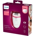 Depilador Elétrico Satinelle Essential Philips - Bre255 - Cor Branco e Rosa