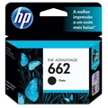 Cartucho De Tinta HP 662 CZ103AB Original Preto - HP