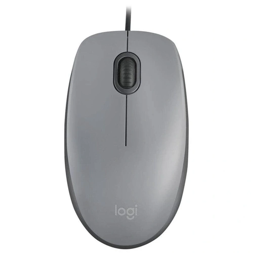 Mouse Logitech Com Fio Usb M110 Cinza - 910-006757