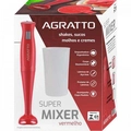 Super Mixer Agratto Mxv-02 200w Vermelho 220v