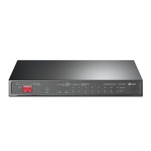 Switch Gigabit Profissional 10/100/1000 C/ 10 Portas (sendo 8 Poe) Tl-sg1210mp Smb