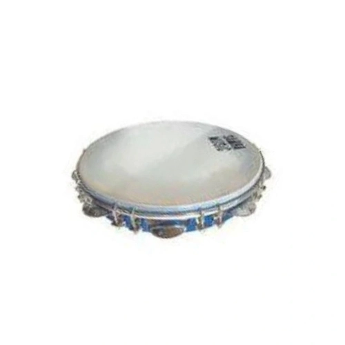 Pandeiro Pvc Profissional Titanium 10 Pol. Pele Leitosa Azul Celeste Phoenix