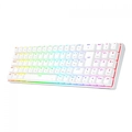 Teclado Mecanico Redragon Zed Pro Lunar White RGB Switch Marrom - K627P-WNS-W PT-BROWN