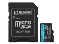 MicroSD Kingston, 128GB, microSDXC Canvas Go Plus, Gen4, com adaptador - SDCG4/128GB
