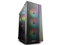 Gabinete Gamer DeepCool Matrexx 55 ADD-RGB V3 3F, Mid Tower, Vidro Temperado, Black, 3 Fans - DP-ATX-MATREXX55-AR-3F