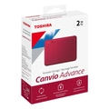 Hd Externo Toshiba 2tb Canvio Advance Vermelh Hdtca20xr3aa i
