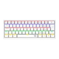 Teclado Mecânico Redragon Fizz RAINBOW Branco 60% ABNT2 Blue - K617-R-W ( PT-BLUE )