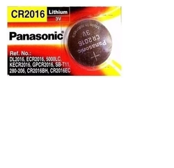 PILHA BOTAO LITHIUM 3V CR2016 PANASONIC