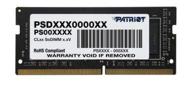 Memória Patriot 8GB DDR4 3200MHz SODIMM 1.2V - PSD48G32002S