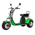 Triciclo Eletrico Articulado Wehawk Modelo X3 2000w Bat 60v 20ah 2 Lugares Green Ge.04