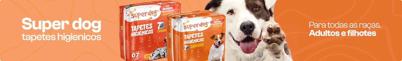 Super Dog tapetes higienicos - Para todas as raças, Adultos e filhotes.