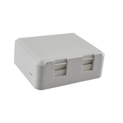 Caixa Sobrepor Multitoc Para Keystone 2 Entradas Branca