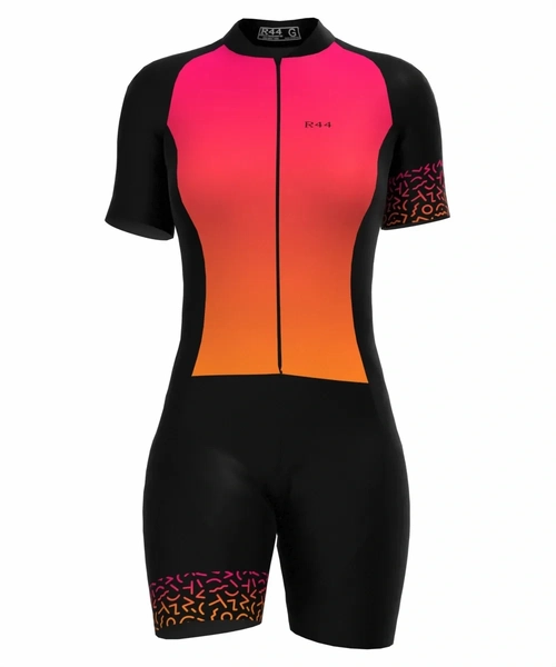 Macaquinho de Ciclismo Feminino Gérbera